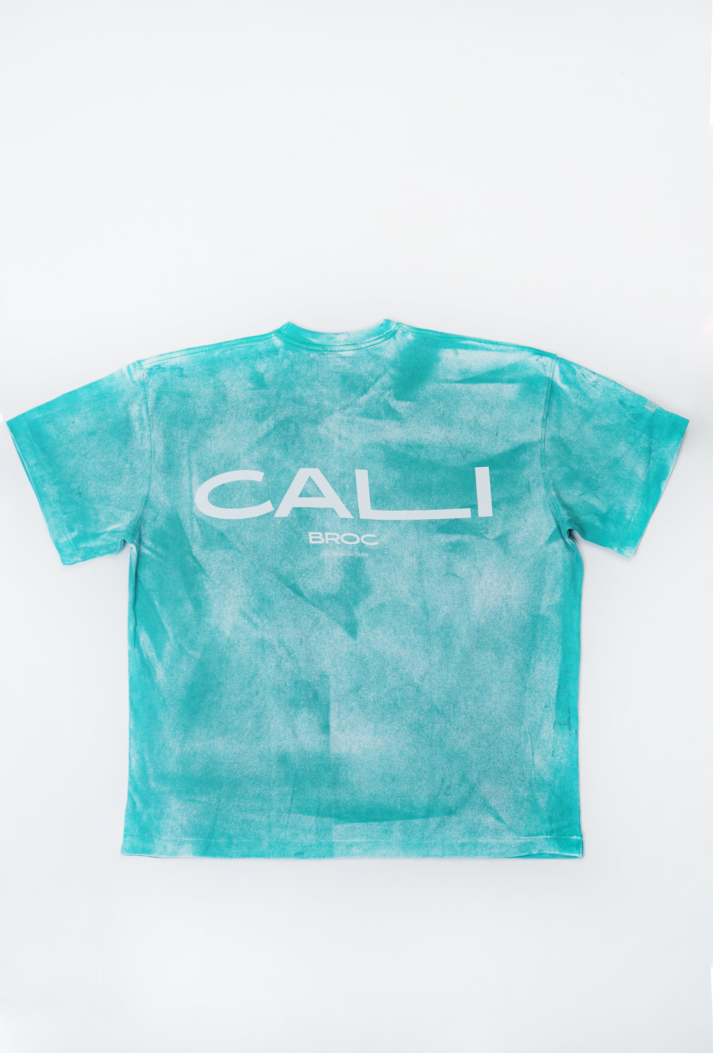 Cali Broc Tiffany Blue Drop-Shoulder T-Shirt