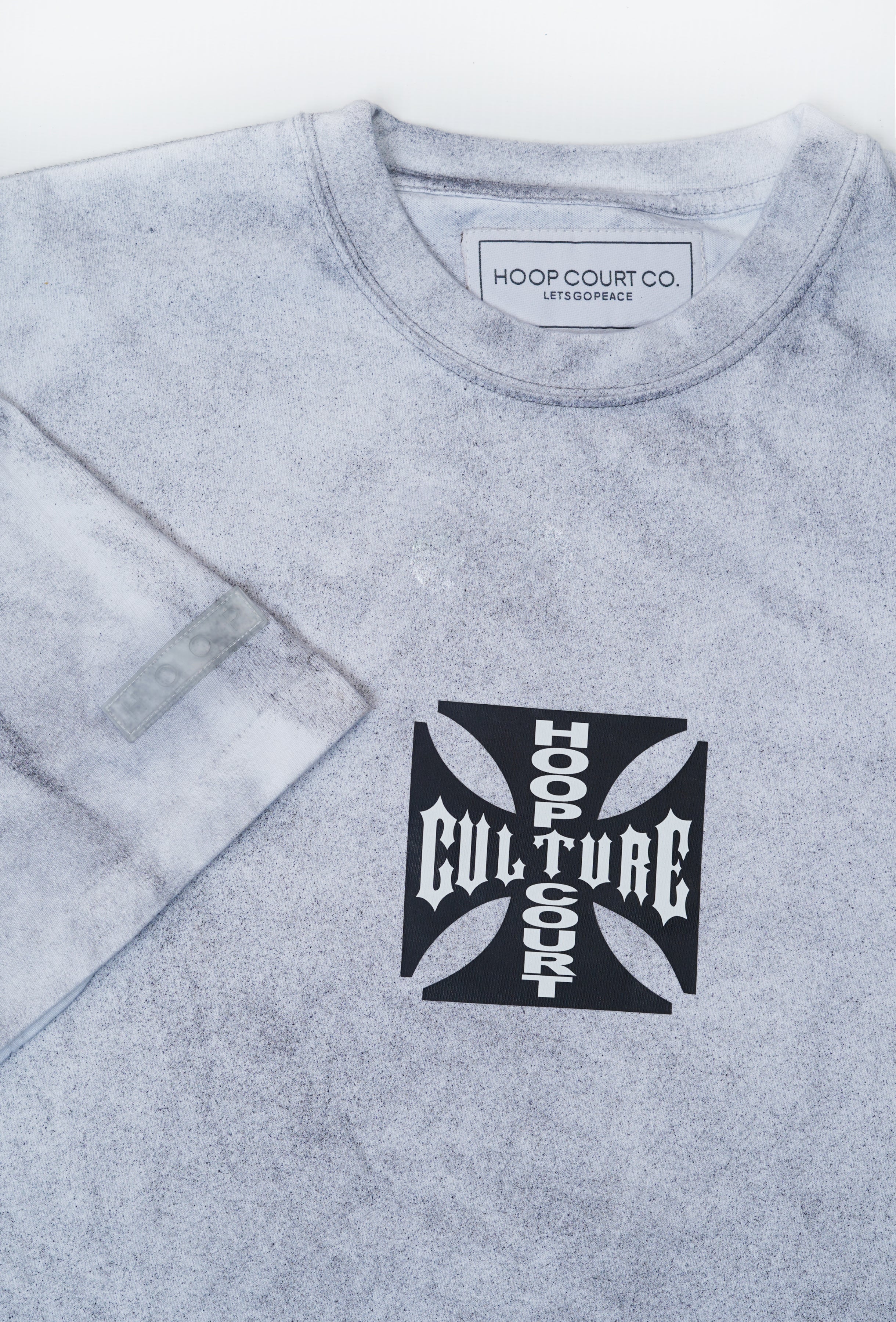 Culture Ash Grey Vintage Drop-Shoulder T-Shirt