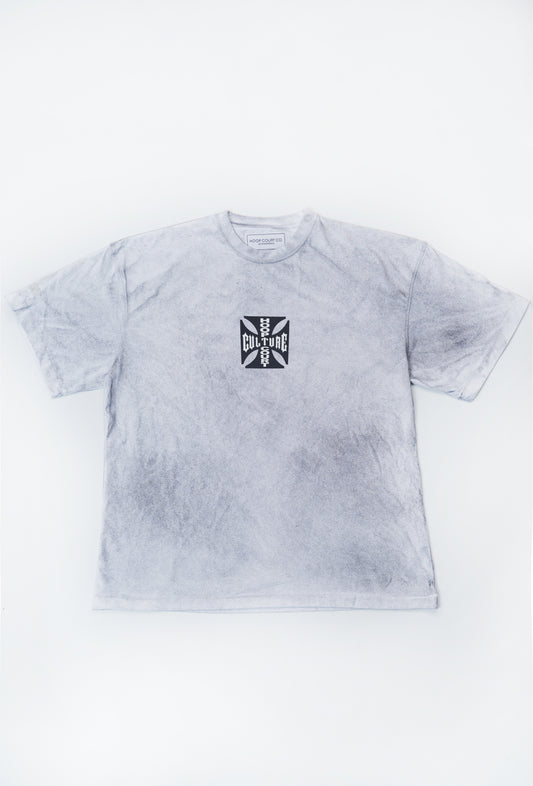 Culture Ash Grey Vintage Drop-Shoulder T-Shirt