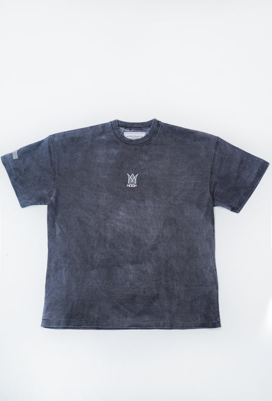 POV Vintage Grey Drop-Shoulder T-Shirt
